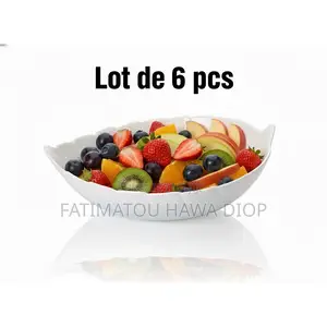 Photo - Pack De 6 Saladiers en Arcopal Blanc
