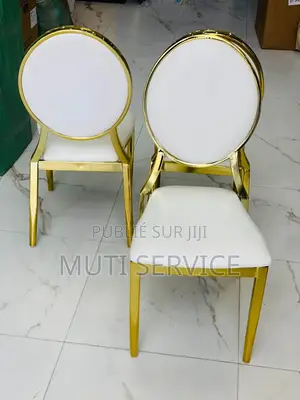 Photo - Chaise De Cérémonie Dorée Luxe