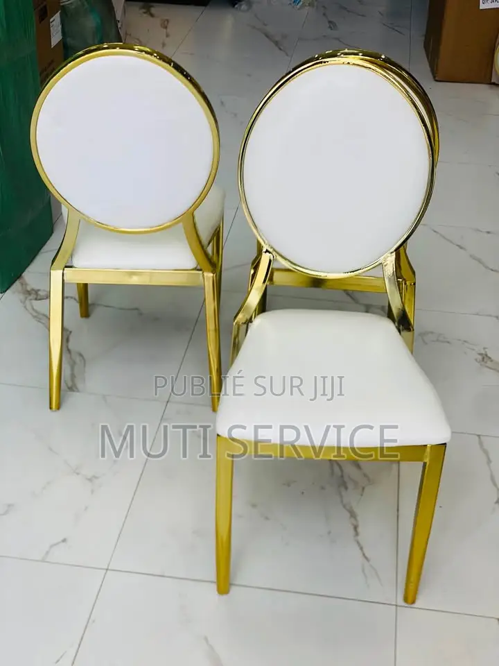 Chaise De Cérémonie Dorée Luxe