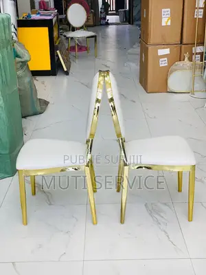 Chaise De Cérémonie Dorée Luxe