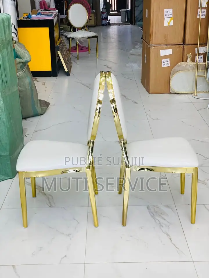 Chaise De Cérémonie Dorée Luxe