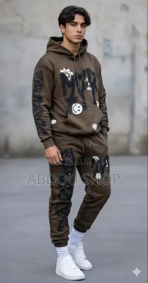 Ensemble Blouson Capuche 100% Coton Disponible