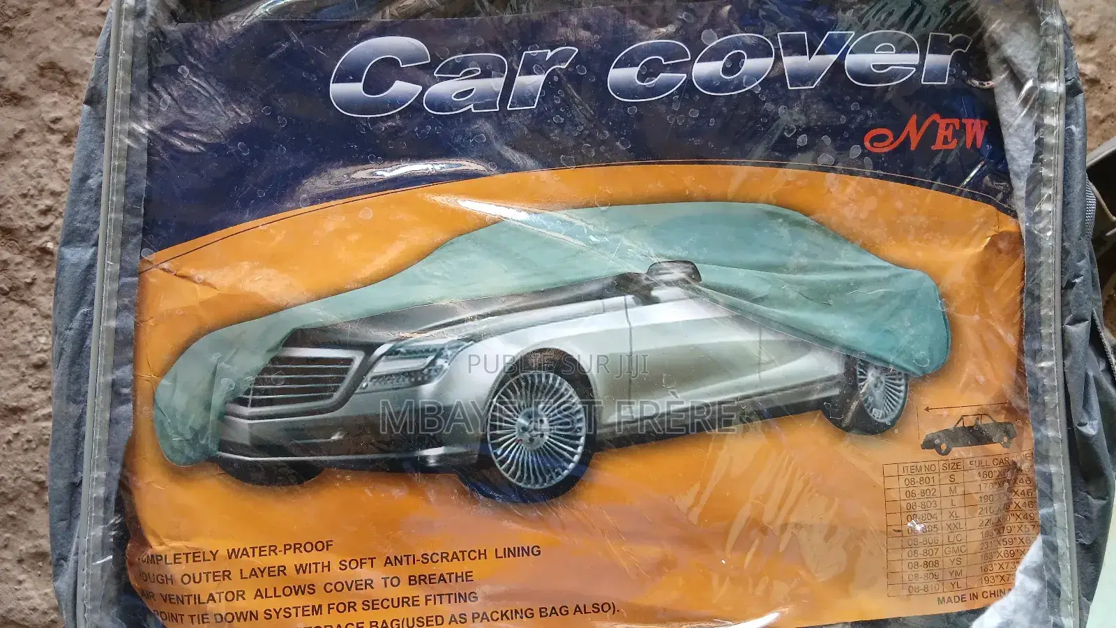 Bâche De Voiture Universelle – Protection Anti-Pluie Et Anti-Poussière