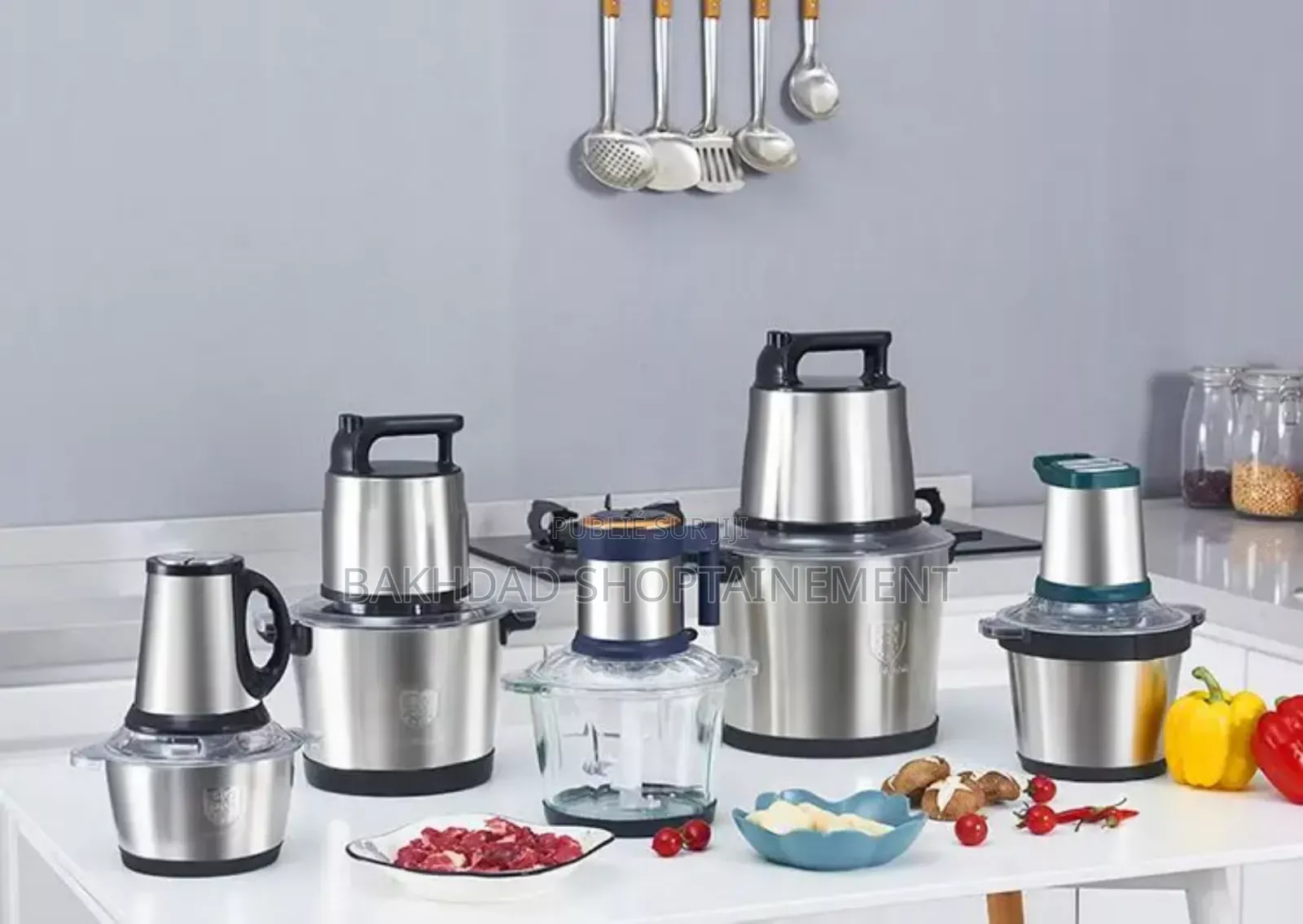 Robot Hachoir Inox – 2l / 3l Puissant, Rapide, Et Prêt Pour Toutes