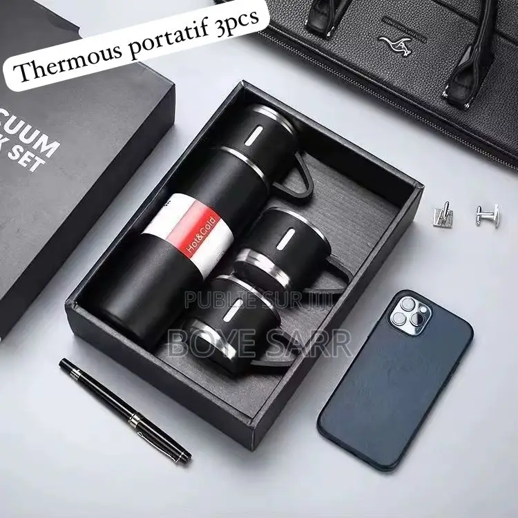 Thermos 500ml Avec 2 Tasses