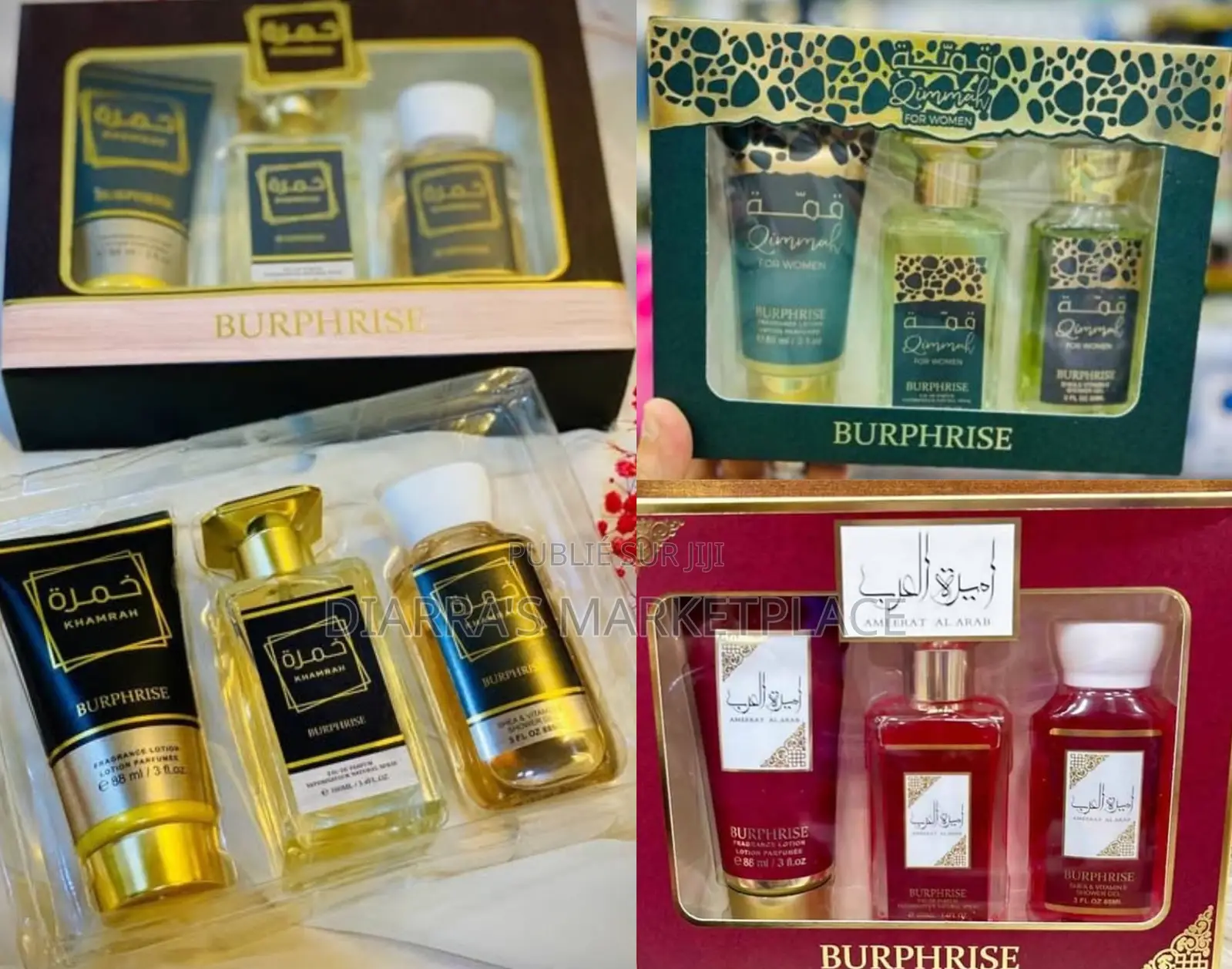 Collection Complète Burphrise: Eau De Parfum, Lotion Gel Douche