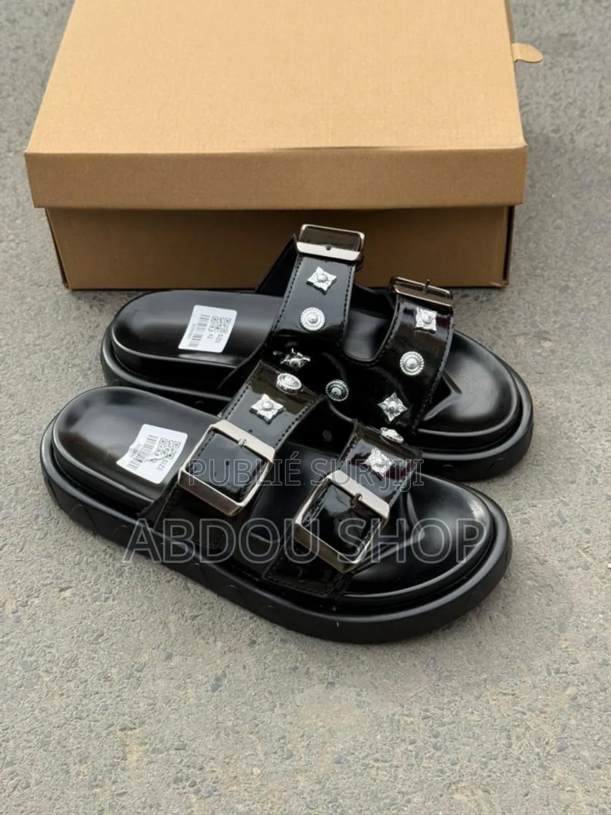 Shoes Cuire Sandale Original Disponible