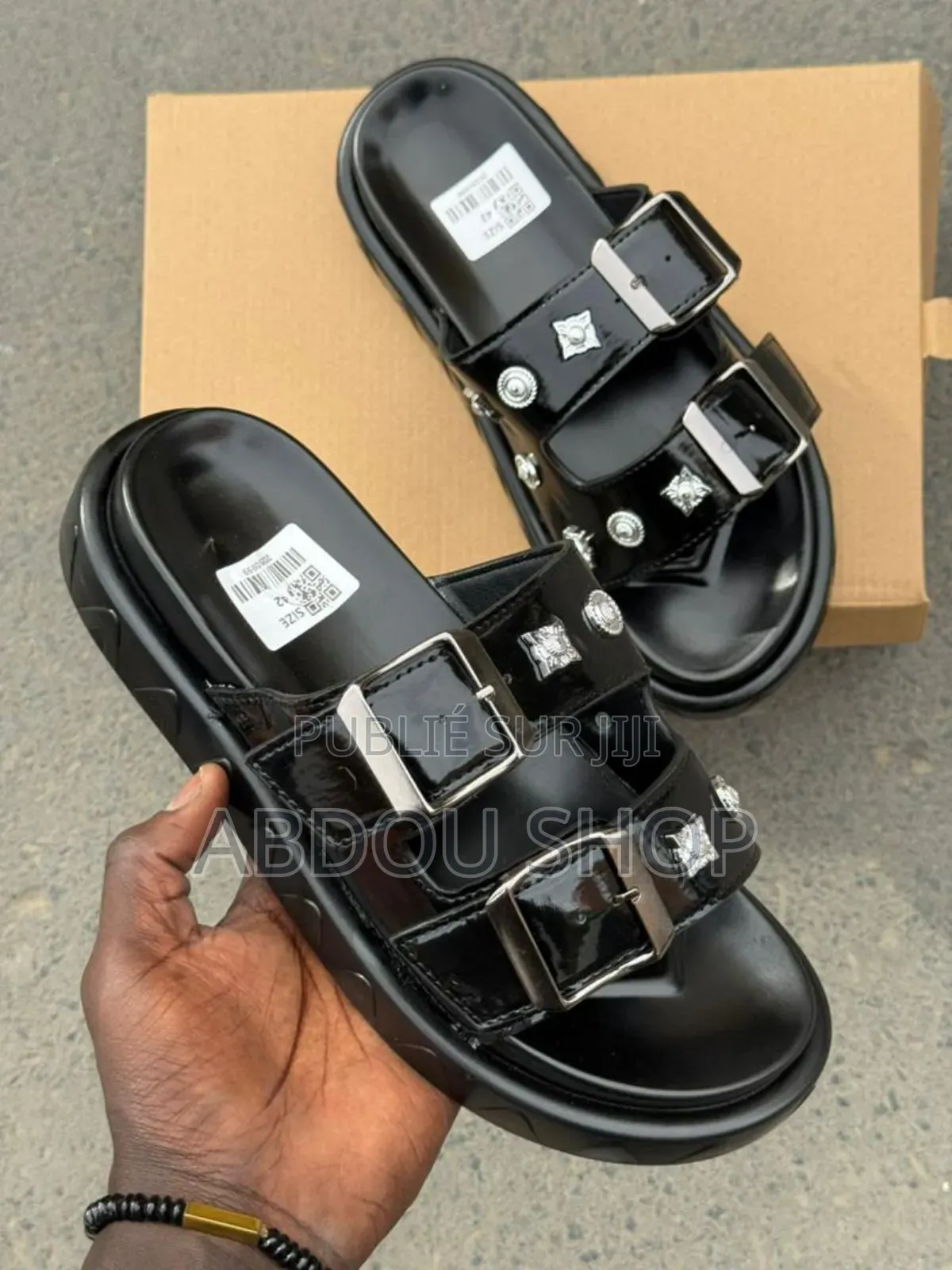 Shoes Cuire Sandale Original Disponible