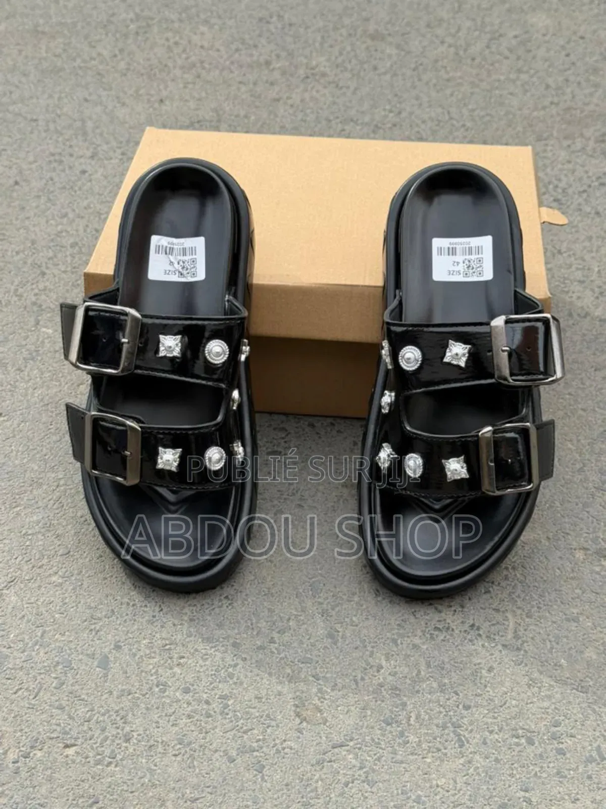 Shoes Cuire Sandale Original Disponible