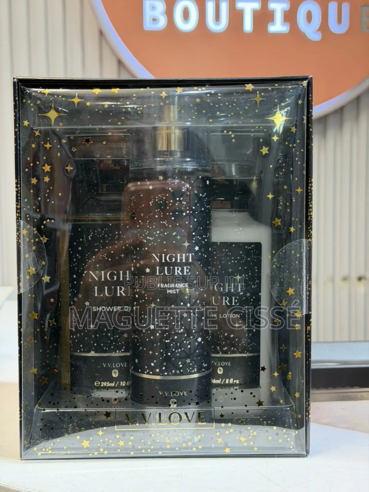 Box De Crème Parfumé+Gel De Douche+Brume De Corps