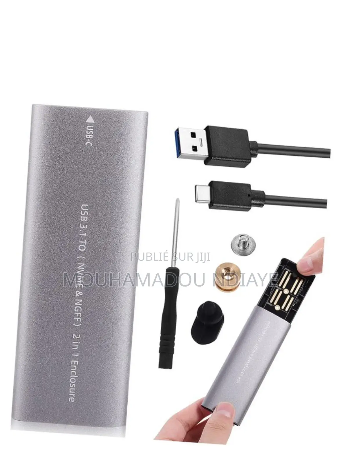 Mini Disk Dur SSD Vers 3.1 Externe Portable