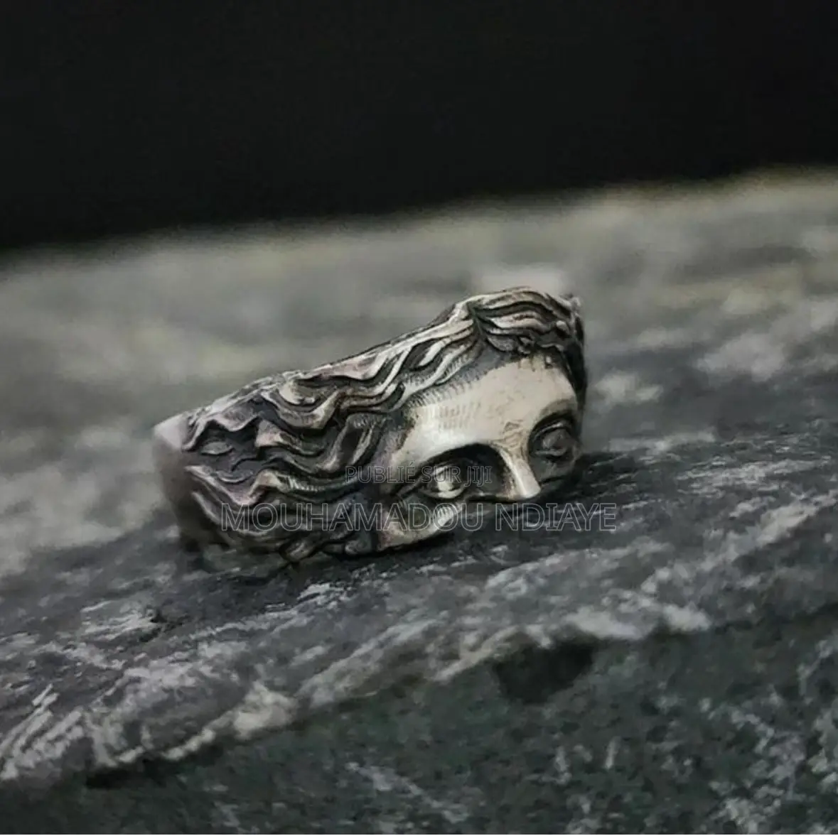 6 Bagues Punk Hip Hop Pour Homme