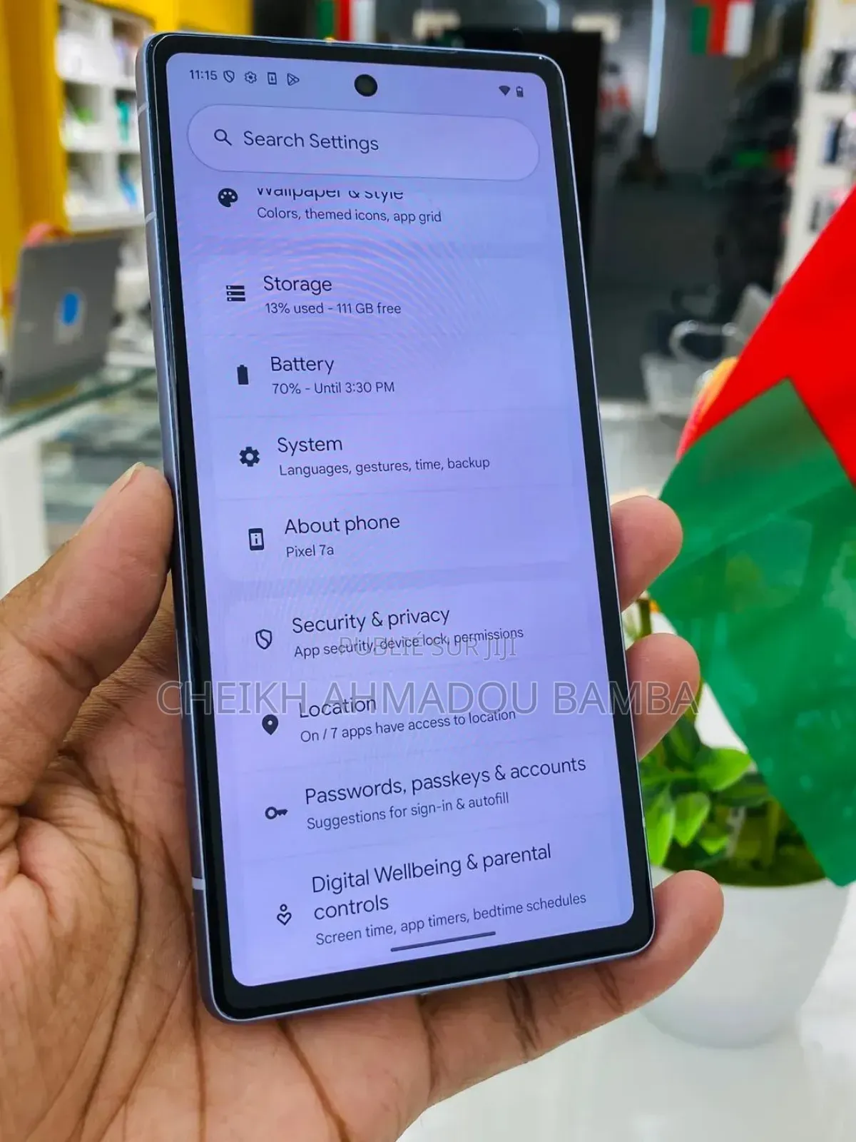 New Google Pixel 7a 128 GB Blanc