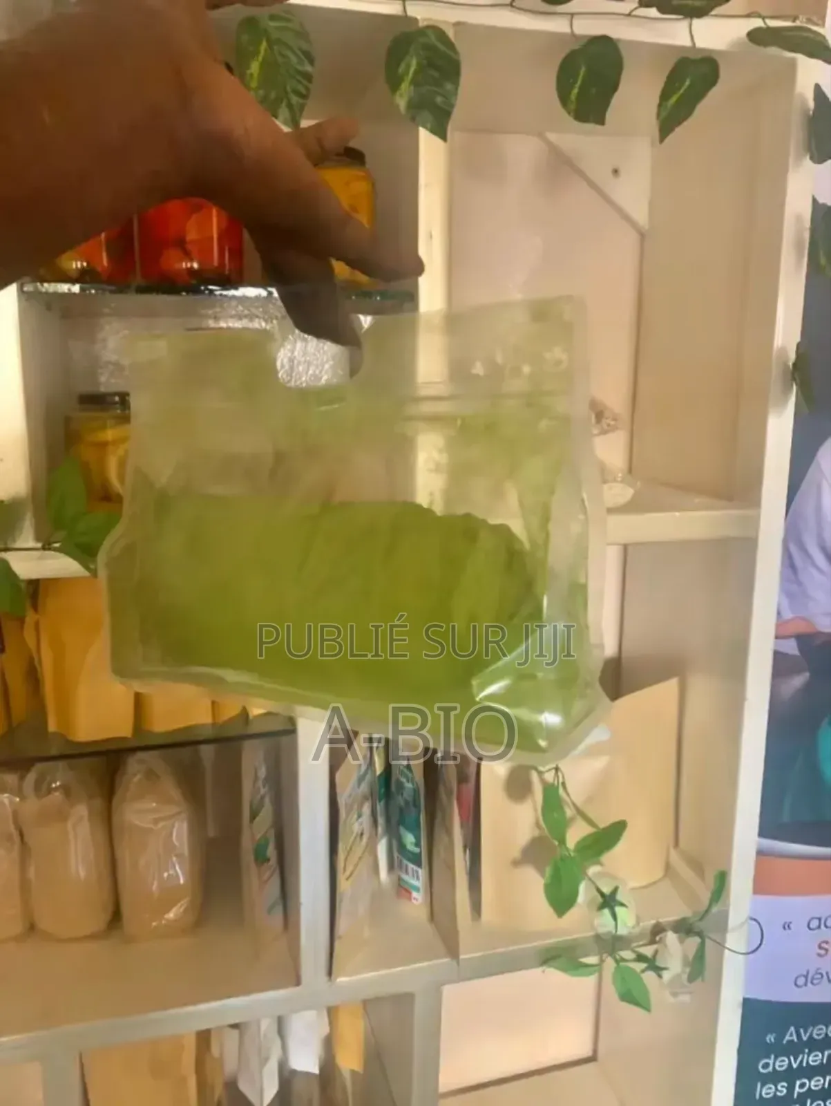 Poudre De Bouye, Bissap Rouge Et Blanc, Gingembre Et Moringa