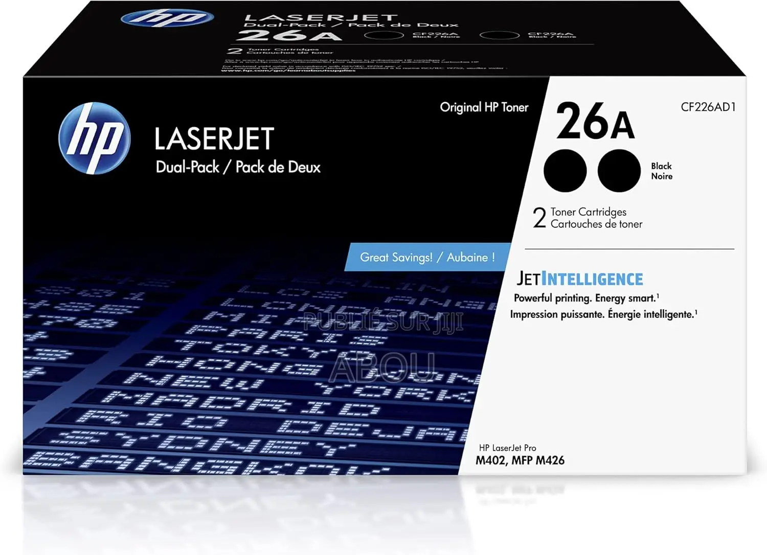 Cartouche De Toner Hp 26a Noir Cf226a