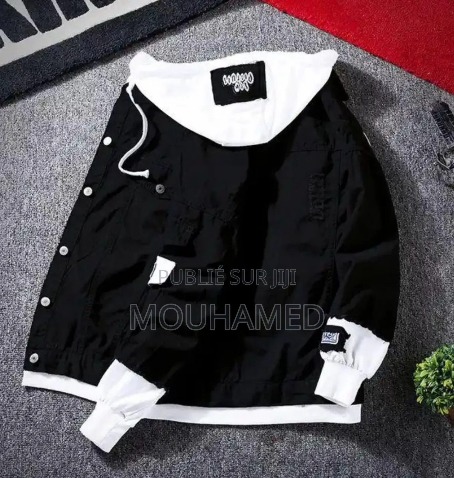 Pull en Maille Façon Denim