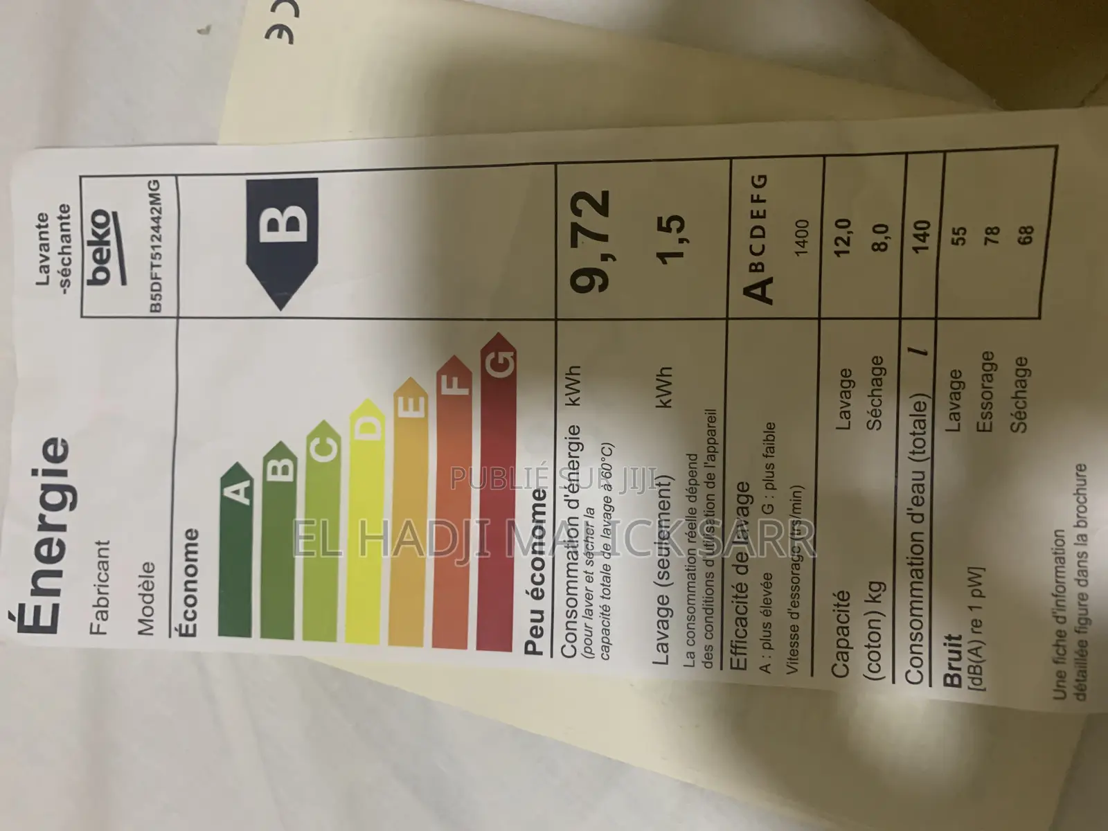 Machine À Laver Beko Ironfinish