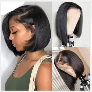 Photo - Peruque Femmes Cheveux Courts Cotés Bob