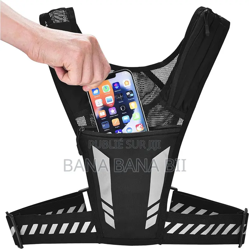 Gilet De Course Avec Support De Téléphone Portable
