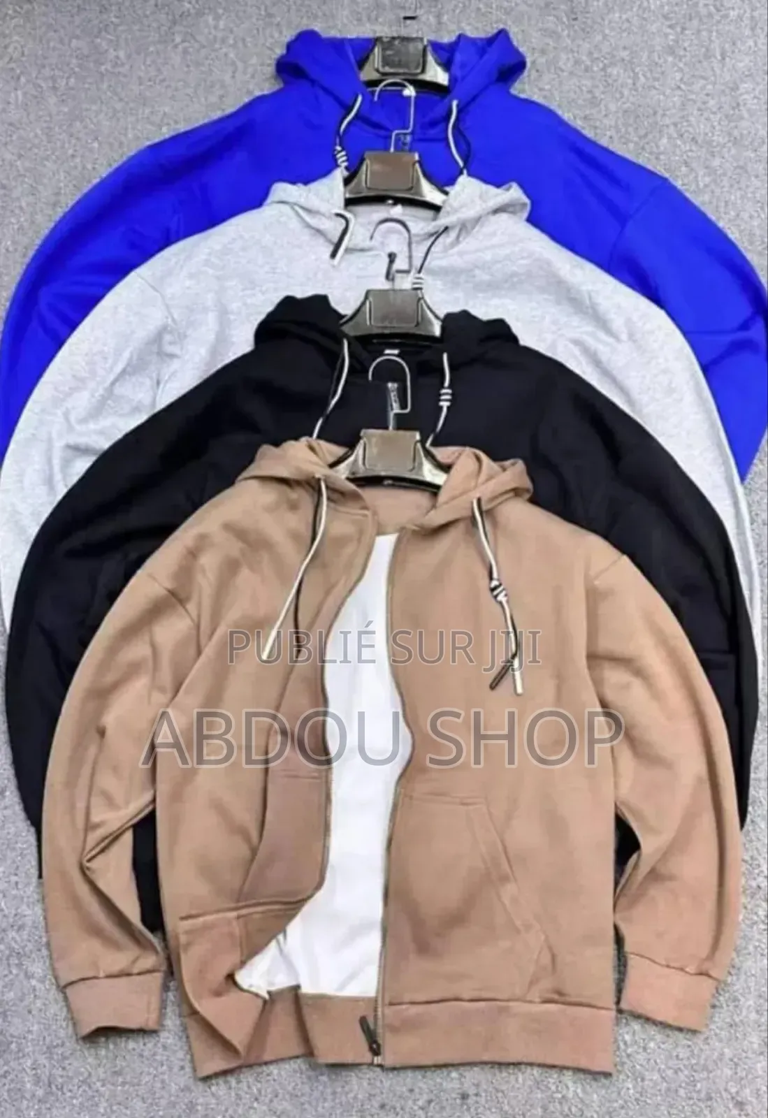 Pulls Capuchon Unique 100% Coton Disponible