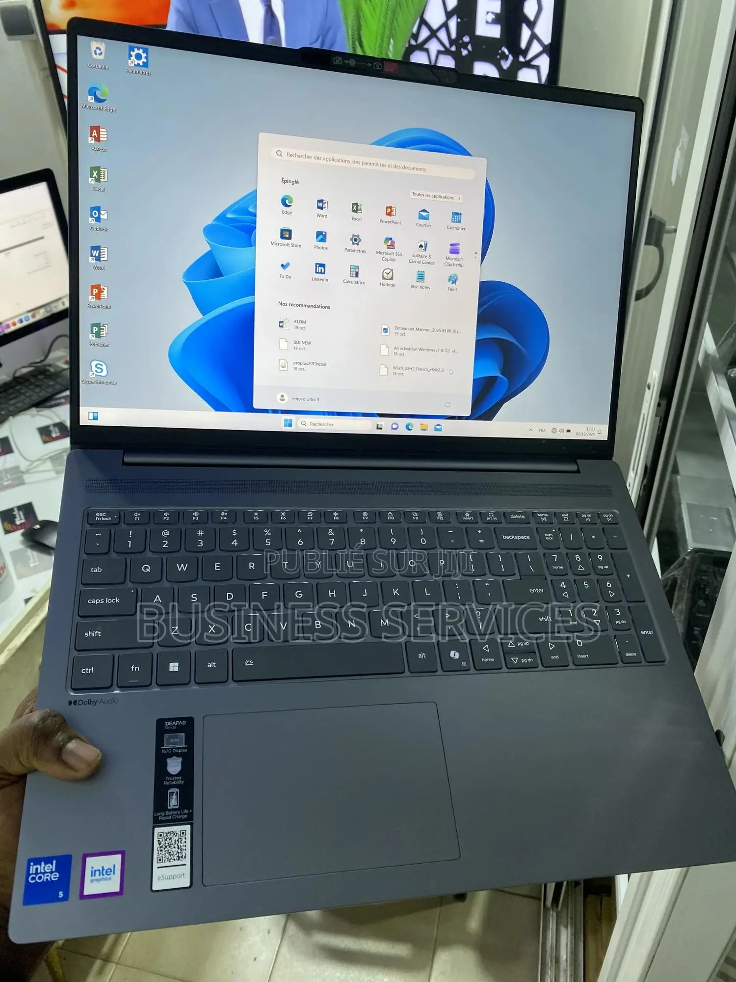 New Ordinateur Portable Lenovo 16GB Intel Core Ultra 5 SSD 512GB