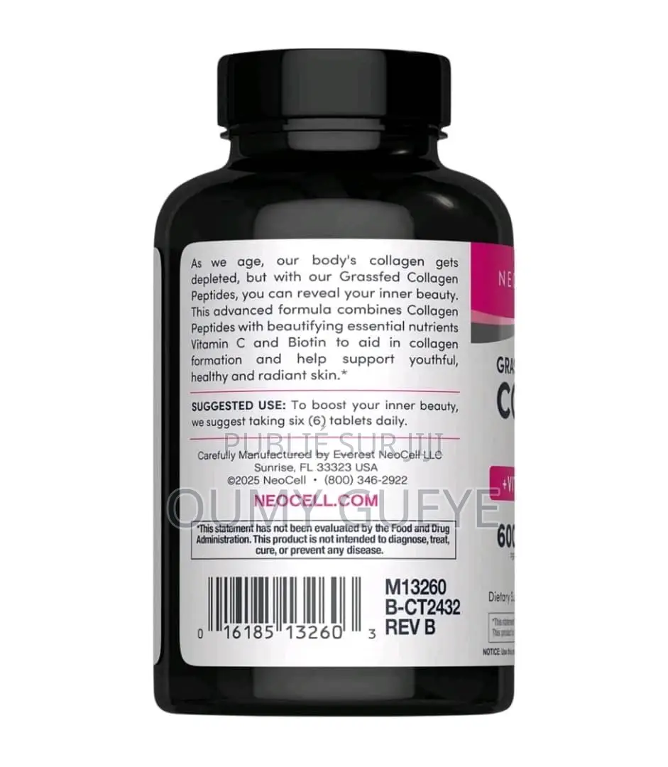 Neocell Collagen Vitamine C Biotin 180 Tablettes