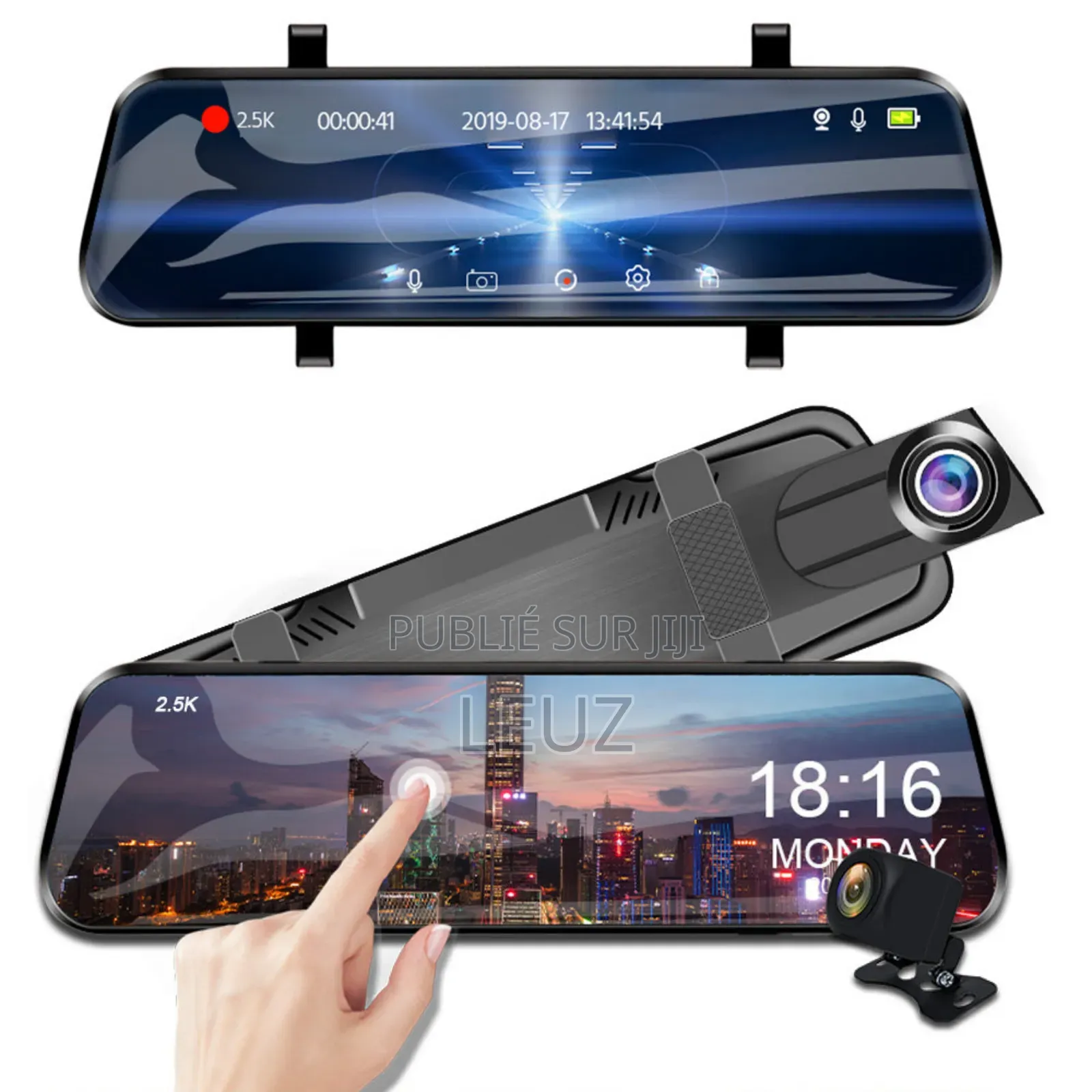 Rétroviseur Tactile Dashcam