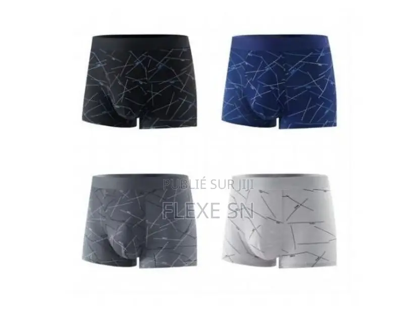 Lot De 4 Boxers Classiques Décontractés Hommes