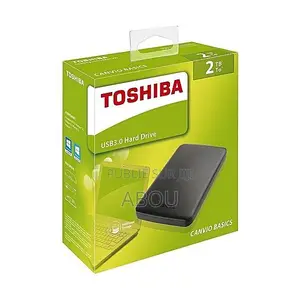 Photo - Disque Dur Externe Toshiba 2 Tera 2.5′′ Usb 3.0 Canvio Basics 2