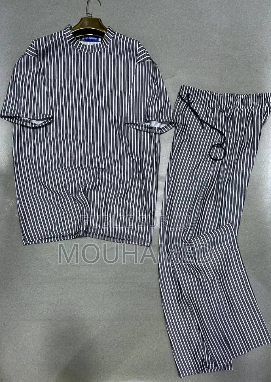 Ensemble À Rayures Fines