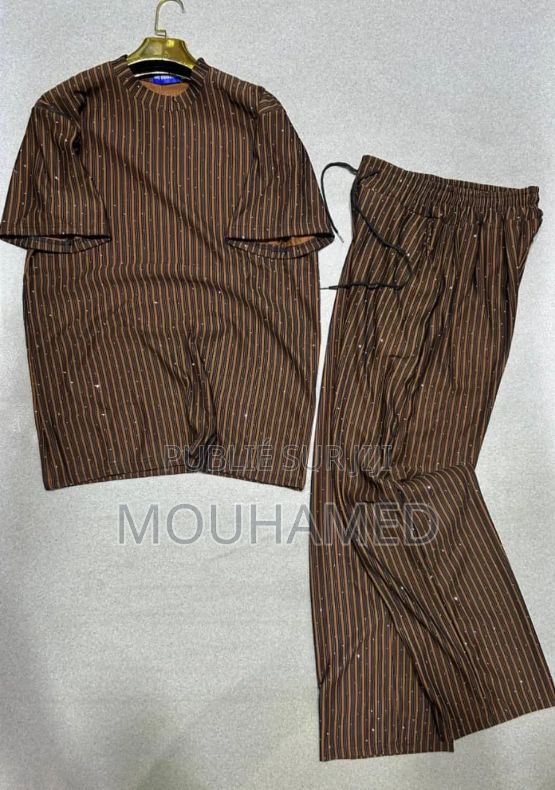 Ensemble À Rayures Fines