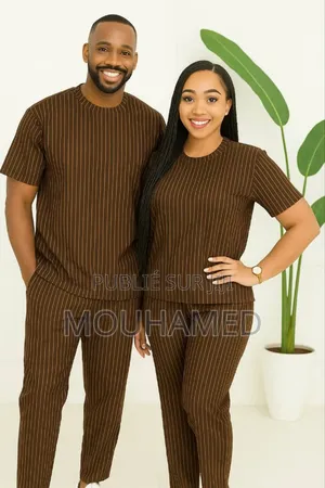 Ensemble À Rayures Fines