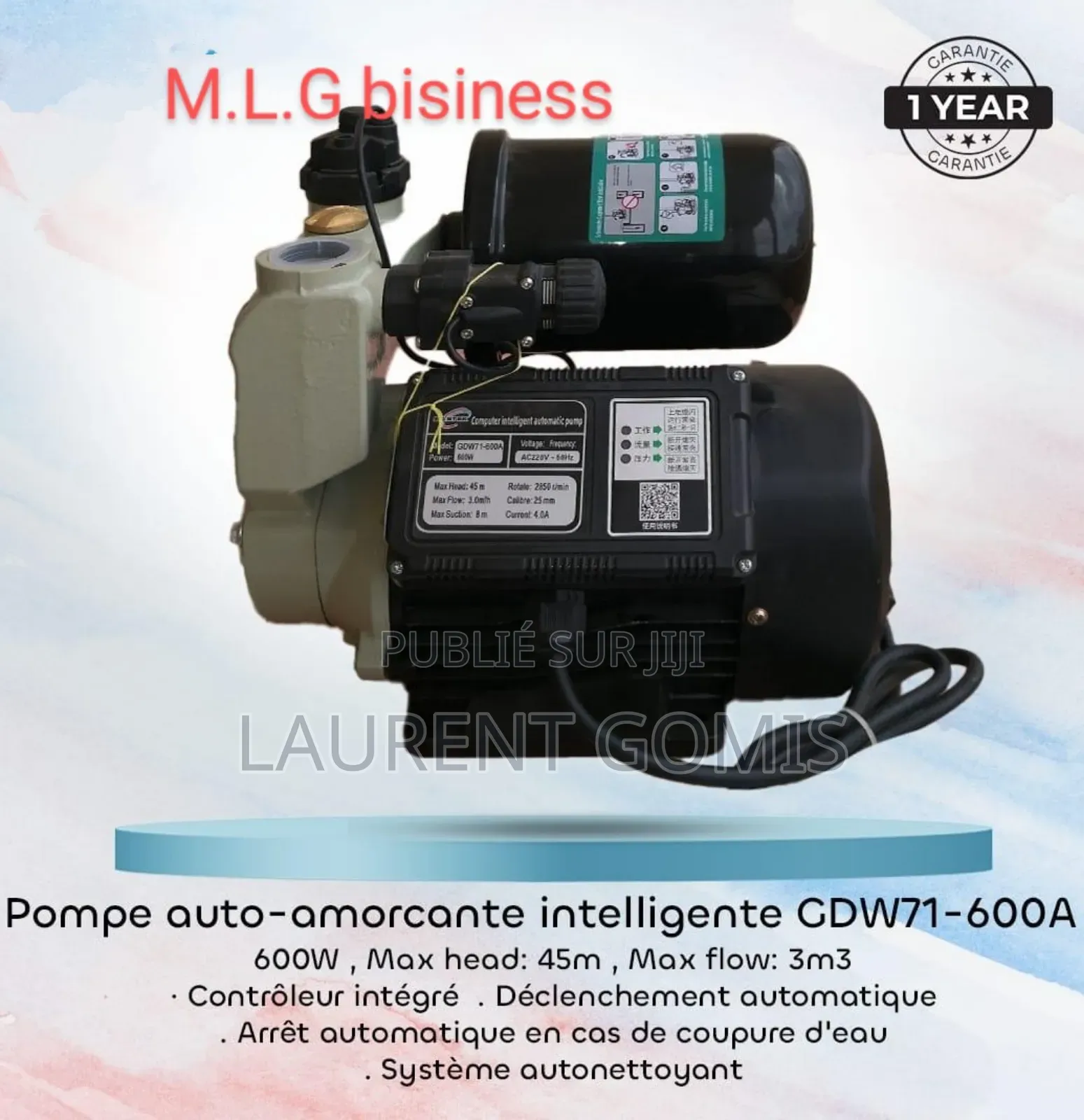 Pompe Auto-Amorcante Intelligente