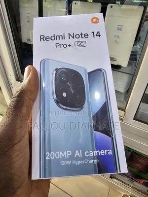 New Xiaomi Redmi Note 14 Pro+ 5G 512 GB Black