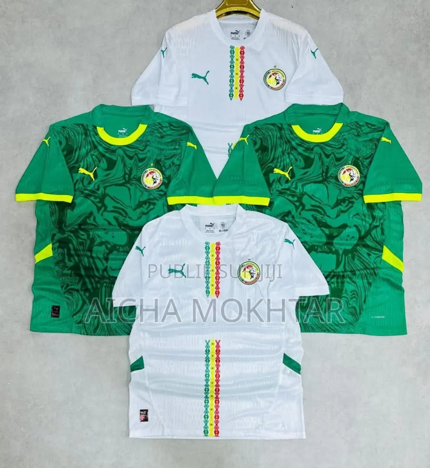 Maillot Sénégal Vert Blanc