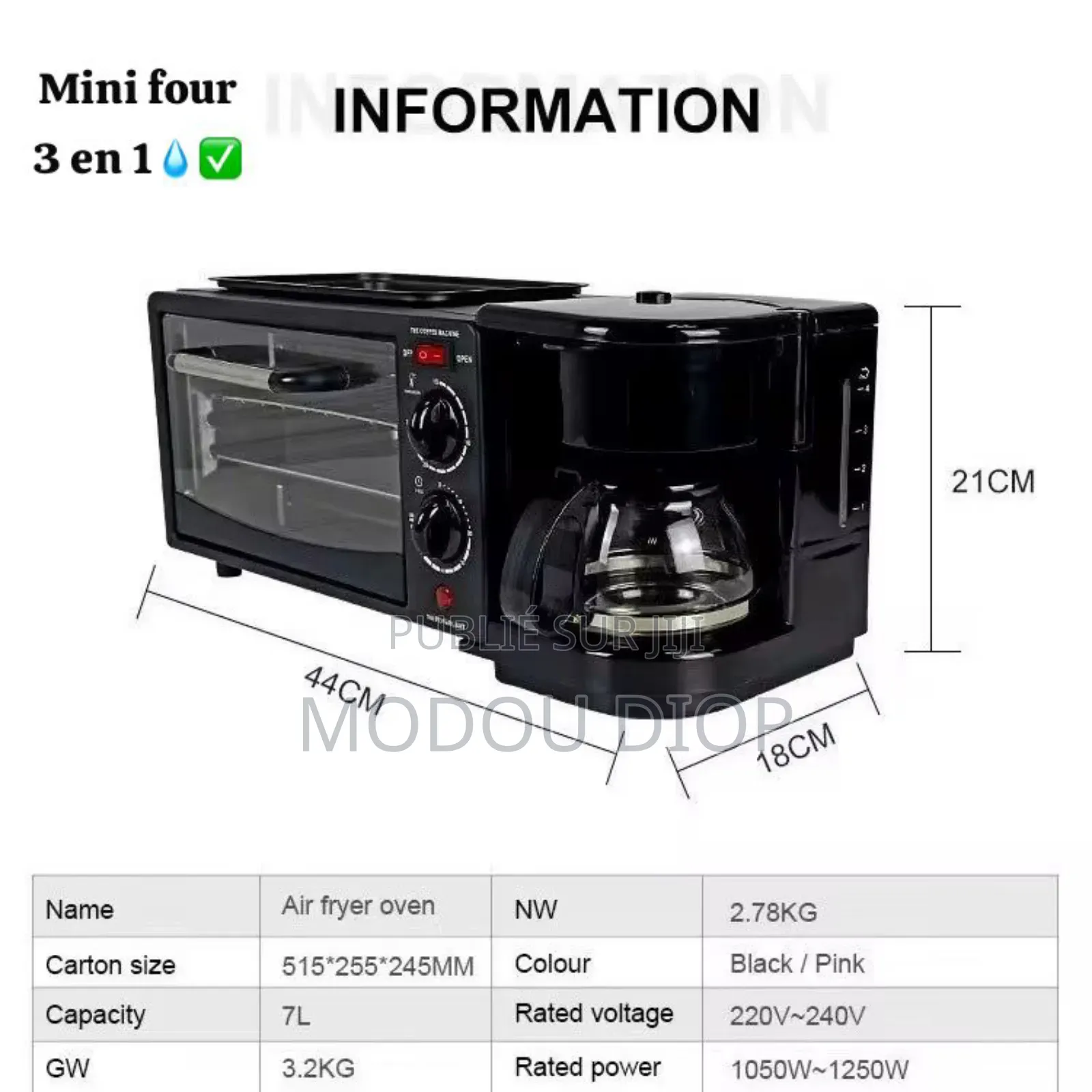 Mini Four 3 Fonction