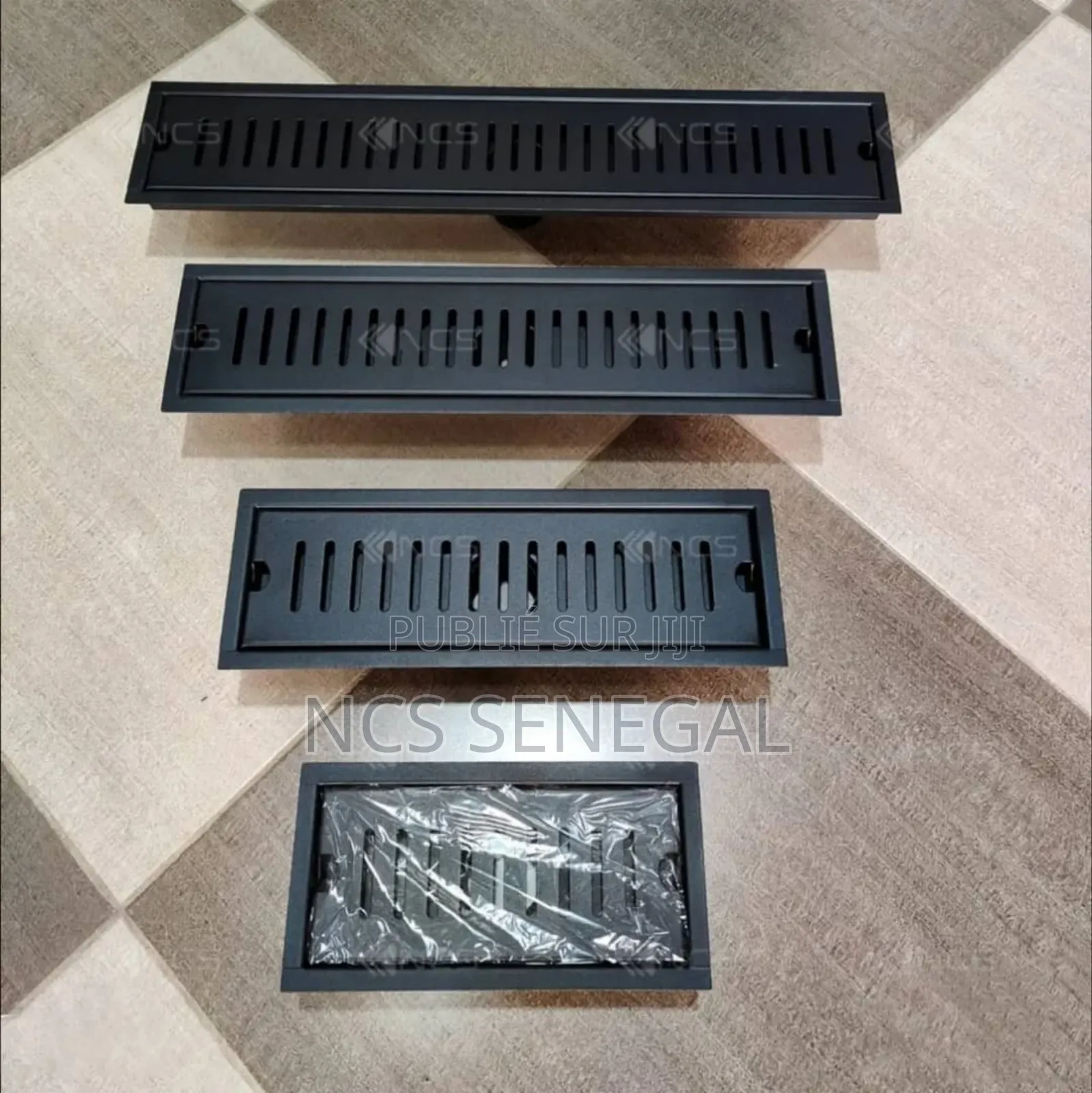 Caniveau Siphon De Sol Noir