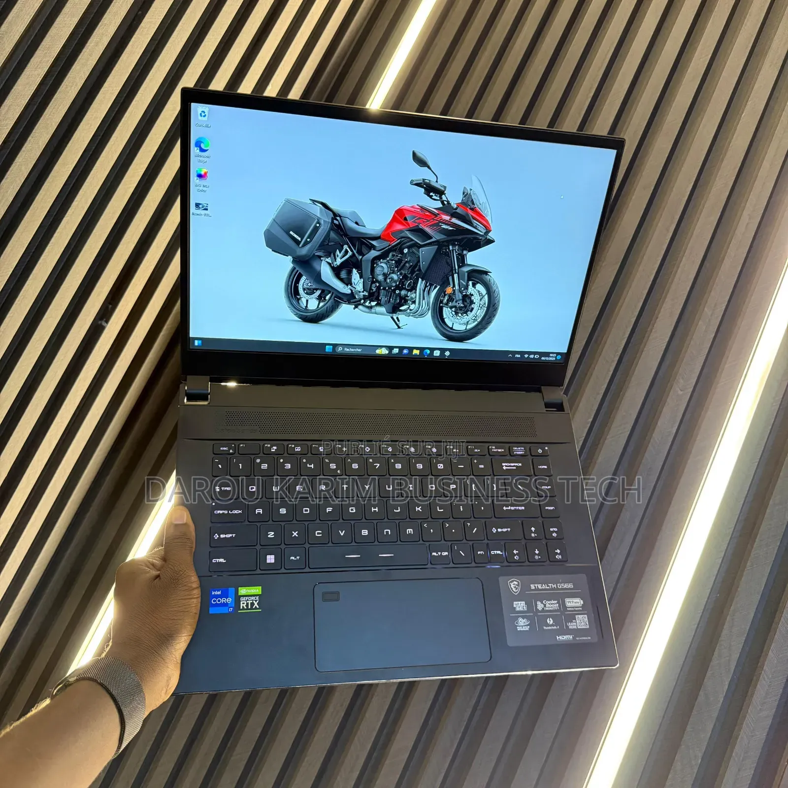 New MSI GS66 Stealth 12UHS 32GB Intel Core I7 SSD 512GB