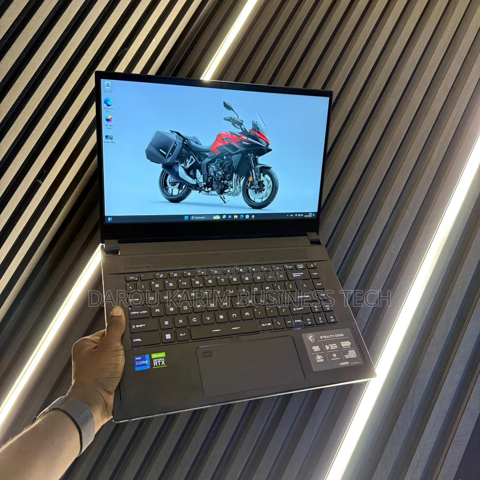 New MSI GS66 Stealth 12UHS 32GB Intel Core I7 SSD 512GB