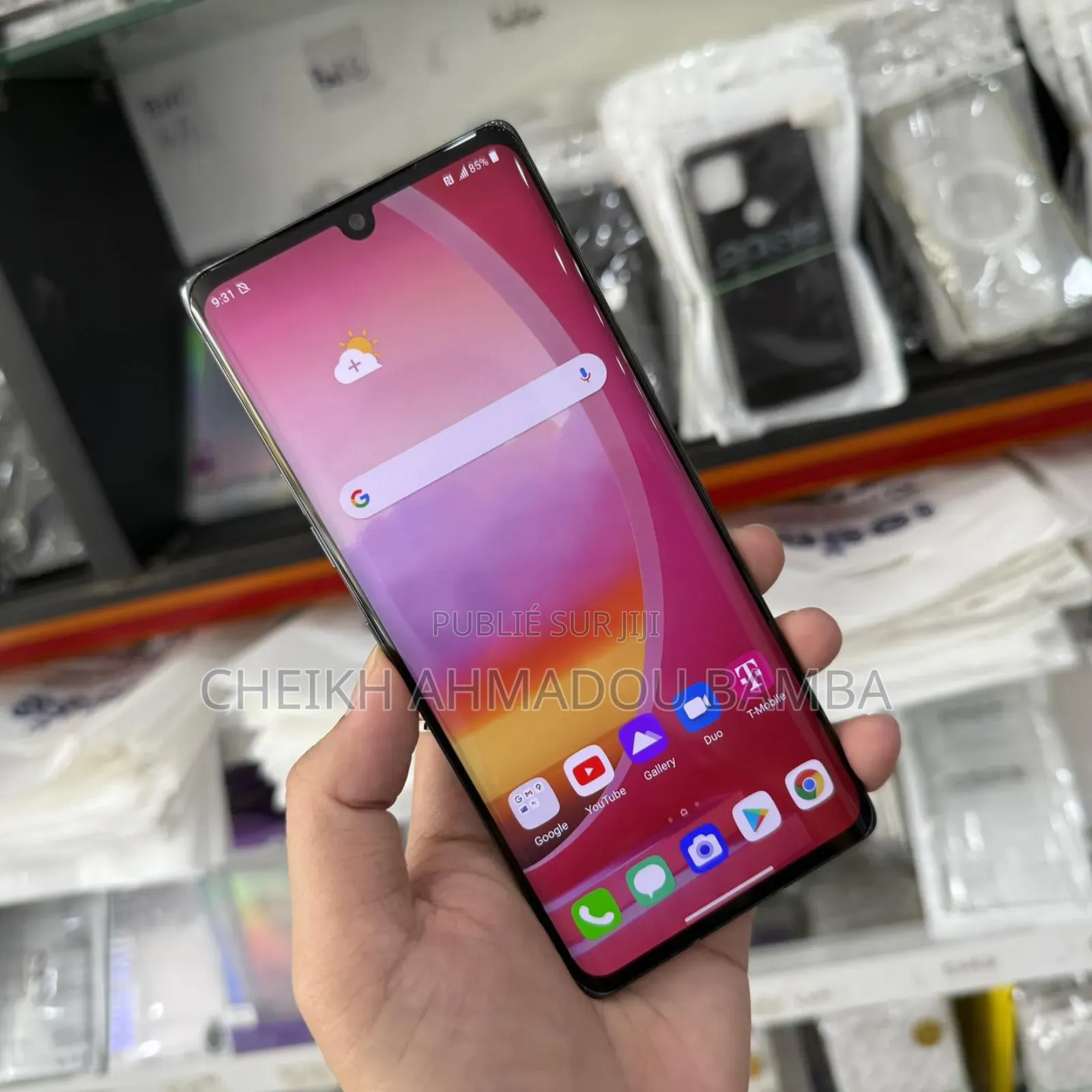 New LG Velvet 5G 128 GB Black