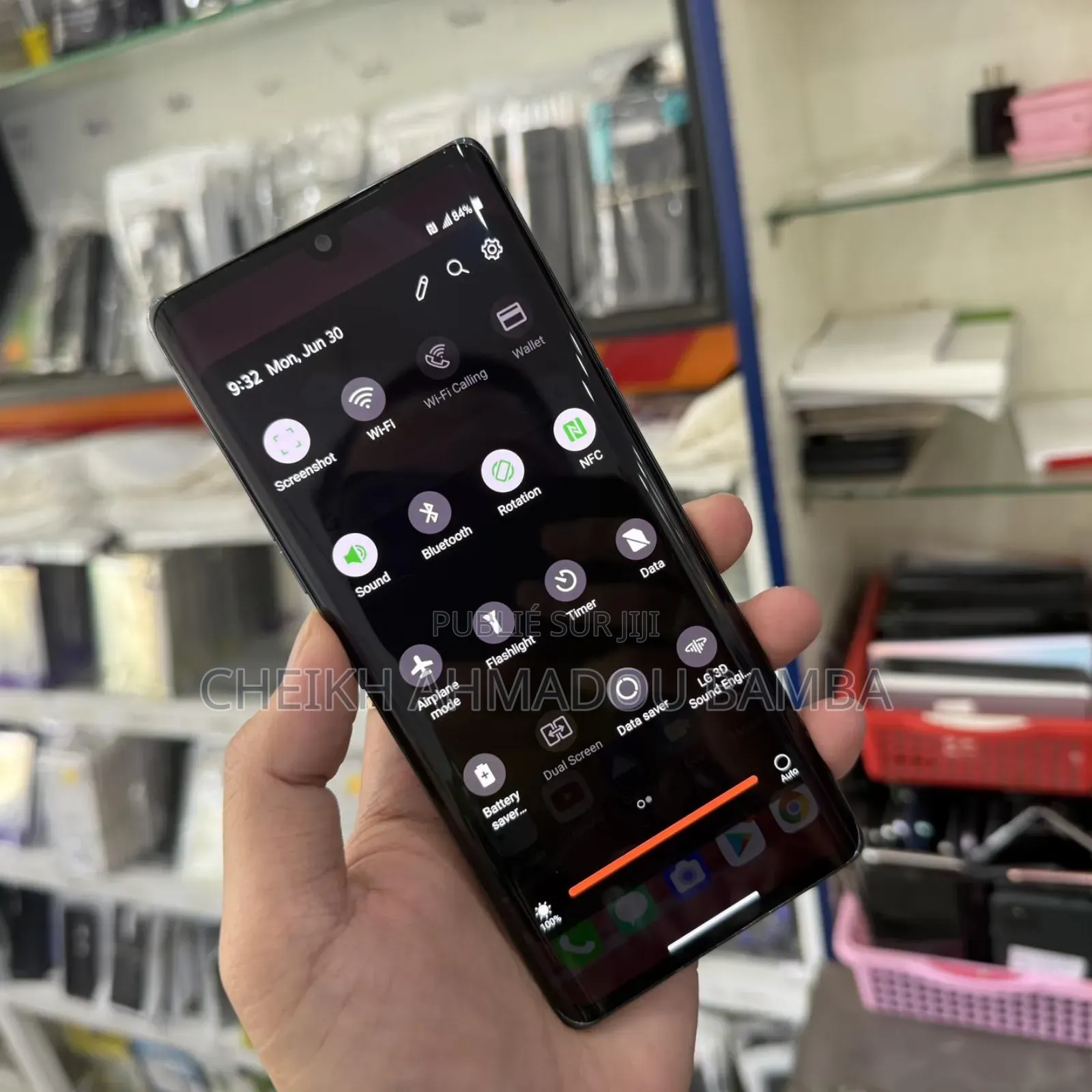 New LG Velvet 5G 128 GB Black