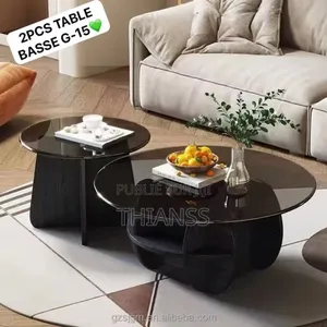 Combinaison Table Bass en Verre