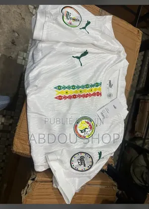Maillots Sénégal Authentique Avec Badge Can Maroc 2025