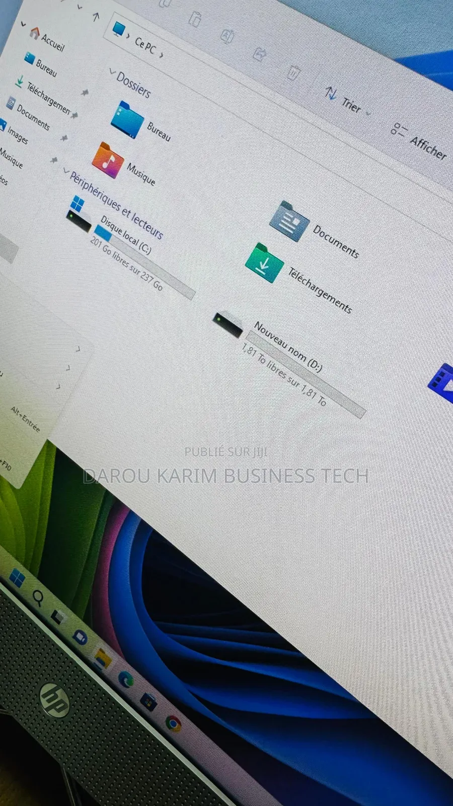 New Ordinateur De Bureau HP AiO 24 16GB Intel Core I7 HDD+SSD 2T