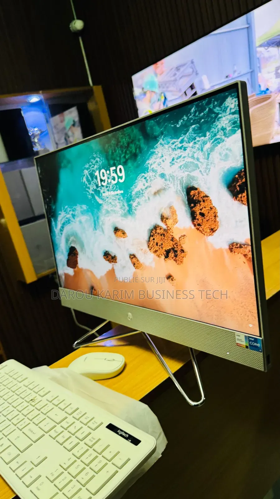 New Ordinateur De Bureau HP AiO 24 16GB Intel Core I7 HDD+SSD 2T