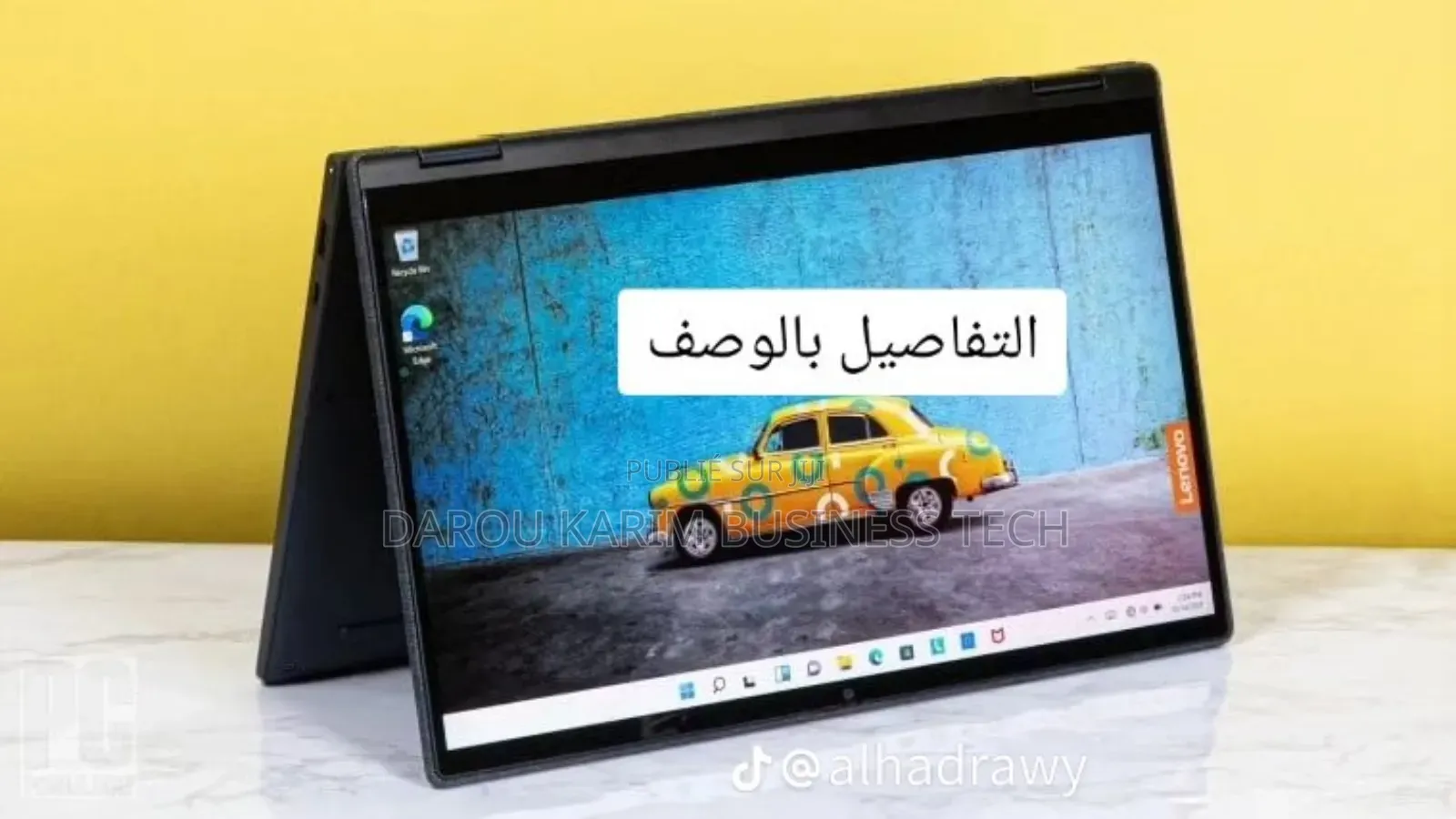 New Ordinateur portable Lenovo ThinkPad Yoga 8GB AMD Ryzen 5 SSD 256GB