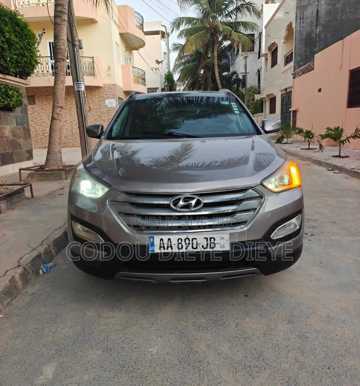Hyundai Santa Fe Limited AWD 2016 Gris