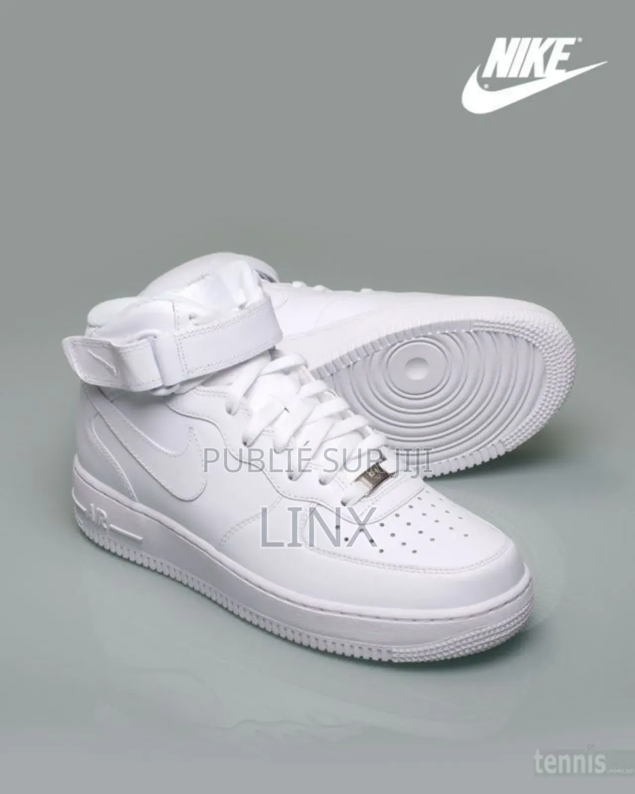 Blanche Nike Air Force 1 Montante