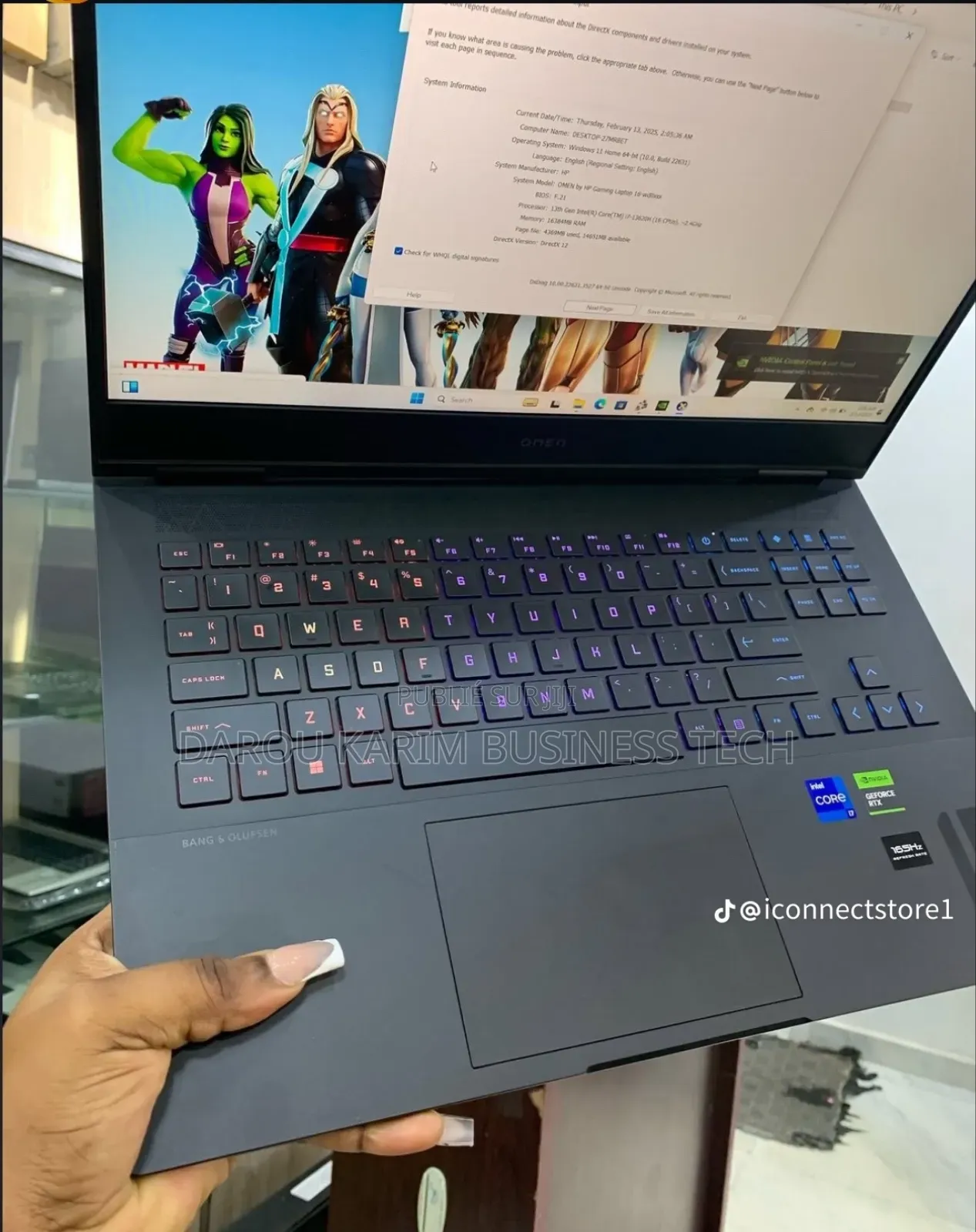 New Ordinateur Portable HP Omen 16 16GB Intel Core Ultra 5 SSD 1T