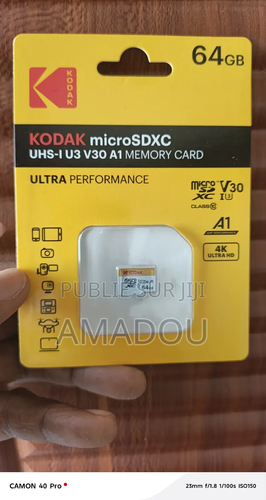 Carte Mémoire Kodak Original 64go